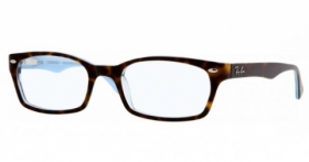 Brillenbild Ray-Ban Kunststoff Brille RX 5150 5023 Gr.48 in der Farbe havanna