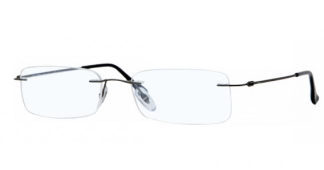 Ray Ban Titan Brille RX 8679 1128 Gr.52 in der Farbe grau - schwarz