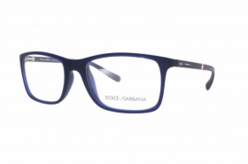 Dolce & Gabbana Brille DG 5004 2981 in der Farbe blau gummiert.